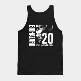 Resident Evil - 20th Anniversary Japanese With Anniversary Text Tank Top